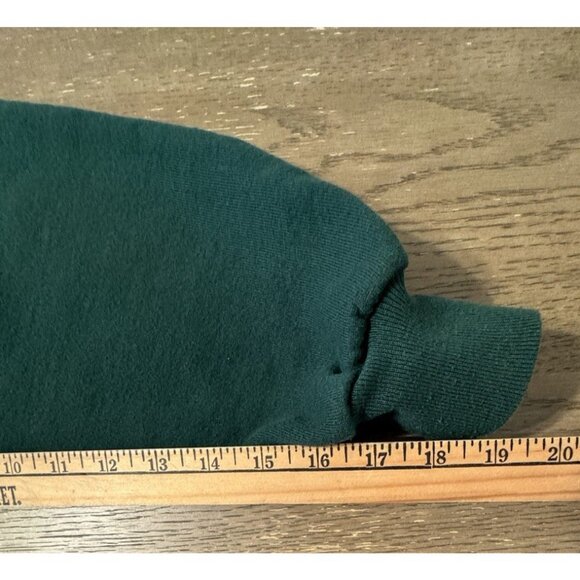 Vtg Ugly Christmas Painted Santa Sweatshirt Crewneck USA XL Jerzees Holiday - Picture 7 of 8